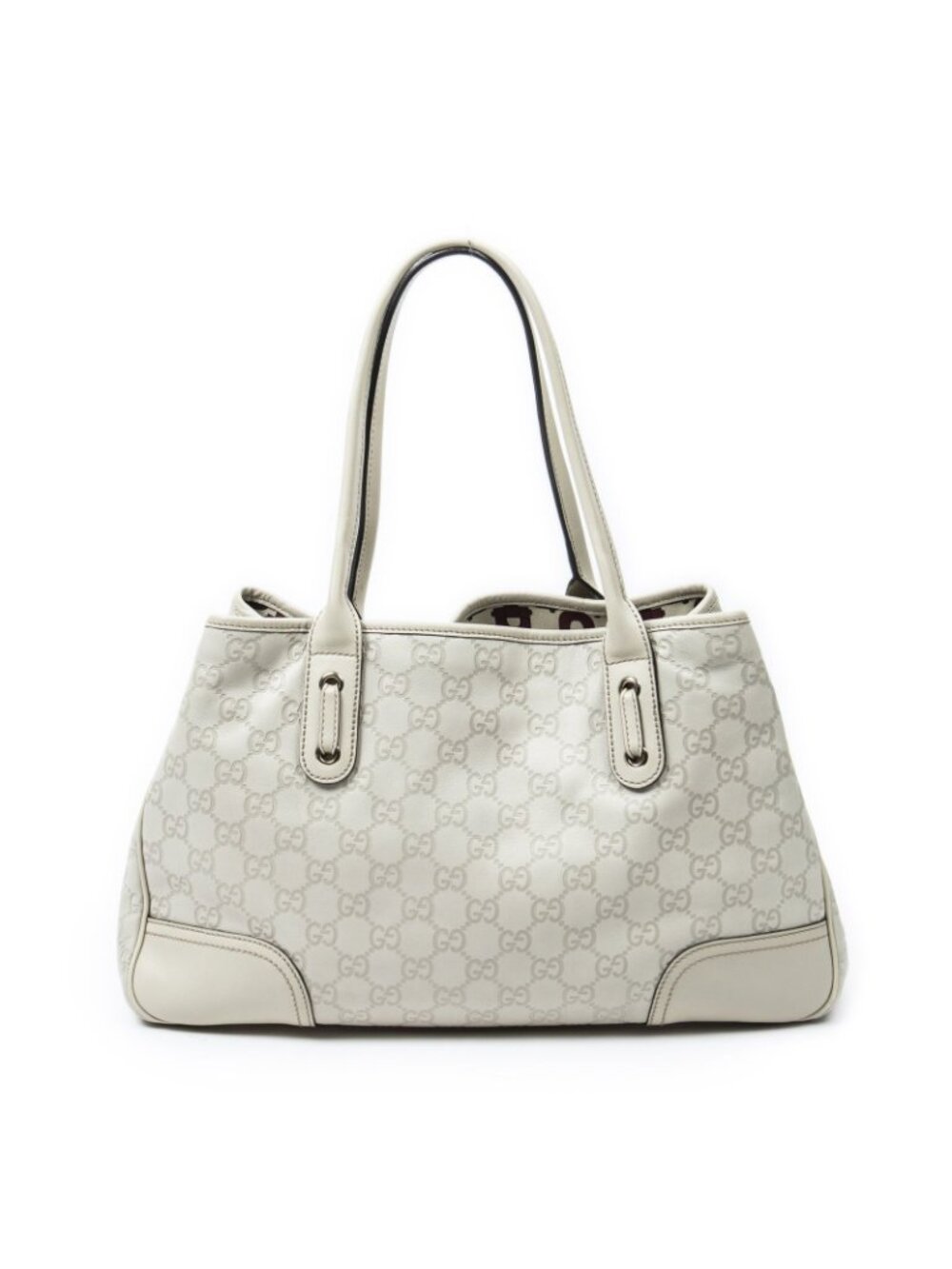 Gucci Princi Tote Ivory Guccissima - Picture 5 of 10